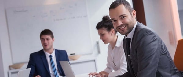 young business people group have meeting and working in modern bright office indoor-1-599x254px
