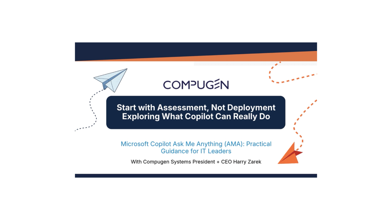 Microsoft Copilot AMA with Harry Zarek: Start with Assessment